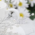 thumbnail image 5 of YooGuoGuo Wedding White Flower Hair Comb Clip Crystal Bride Hair Piece Bridal Hair Accessories for Women…, 5 of 6
