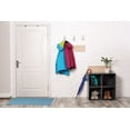 thumbnail image 5 of Simply Daisy 18" x 30" Unreal Teal Rattan Geometric Indoor/outdoor Rug, 5 of 5