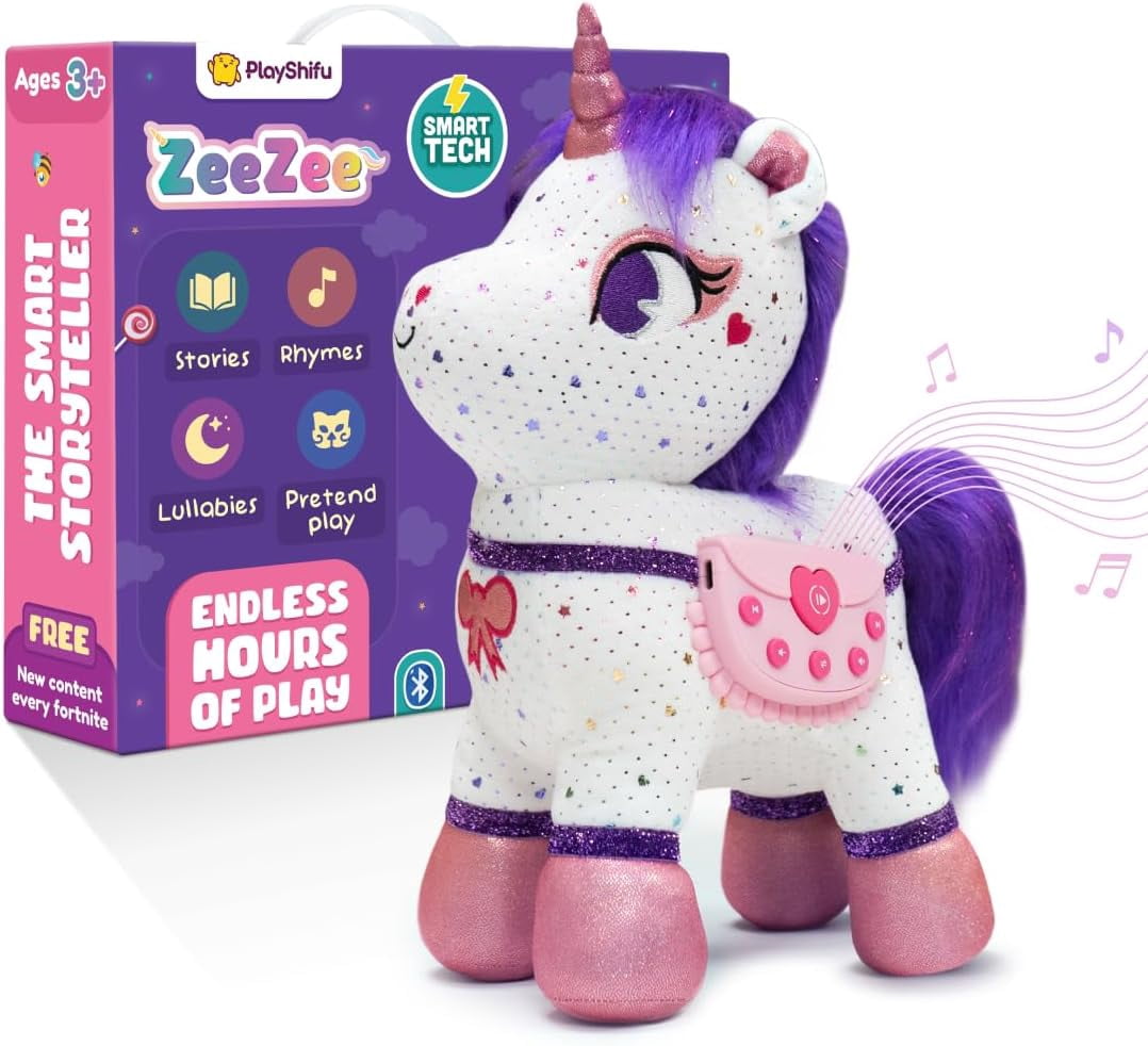 パープルマイカ　ユニコーン Unicorn Academy, Interactive Rainbow Light-up Wildstar Unicorn Toy