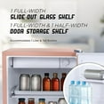 thumbnail image 3 of Mini Fridge For Bedroom, Skincare Refrigerator, Portable Cooler & Warmer for Makeup, for Office & Home, Mini (4 L / 6-Can), Blush Red-tss, 3 of 7