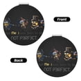 thumbnail image 2 of Pofeuu Minions for Portable Pocket Makeup Mirror PU Cover Compact Travel Mirror with Normal and Magnifying Double Sided Glass-Round Shape-Round Shape, 2 of 9