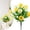A1(1PC/F/17.7"), variant on 14 Heads Artificial Flowers for Outdoors,1Pc 17In Dahlia Daisies Mum Fake Plants Uv Resistant Faux Flowers Bouquet Cemetery Flowers for Grave Outside Indoor Summer Decor,Artificial Cemetery Flowers