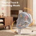 thumbnail image 5 of HARPPA Electric Baby Swing for Newborns with Remote Control, 5 Sway Speed, Gray, 5 of 9