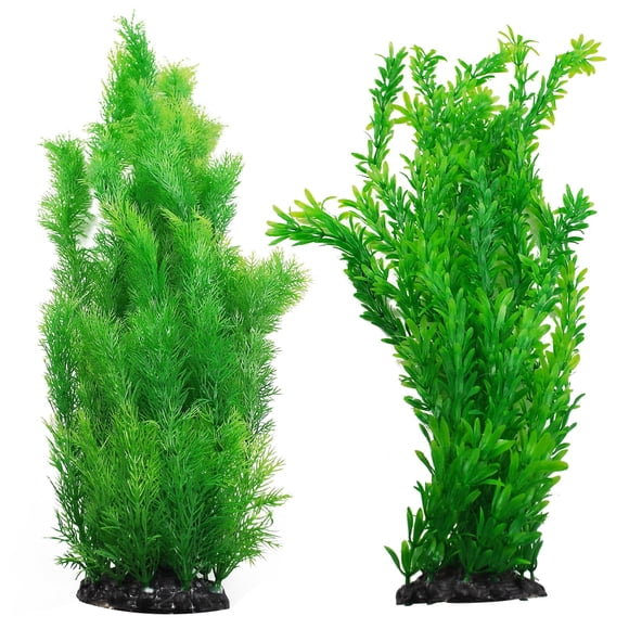 Planta de acuario kathson de plástico, 55 cm de altura, verde, 2 unidades