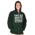 thumbnail image 4 of Mechanic Cant Fix Stupid Rude Honest Zip Hoodie Sweatshirt Men Brisco Brands L, 4 of 6