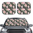 thumbnail image 2 of Vsdgher Rose Flowers Print Car Windshield Sun Shade, Reflective Sunshade Window Sunshade Sun Visor Protector Fit for Cars,Trucks,SUVs-Large, 2 of 6