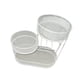 thumbnail image 3 of Cesta de frutas de 3 niveles, cesta para pan, estante para verduras, organizador de cocina de alambre de hierro Blanco, 3 of 9