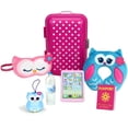 thumbnail image 4 of Sophia's Hot Pink Rolling Suitcase & 7-Piece Travel Accessory Set for 18" Dolls, 4 of 8
