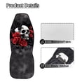 thumbnail image 6 of Uorisanigo Red Skull Rose Car Front Seat Covers Waterproof Car Seat Cover for Front Seat Set of 2 Removable Automotive Accessories Elastic Fabrics Universal Fit Most Cars,SUV, Trucks, 6 of 7