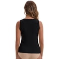 thumbnail image 2 of DARING DIVA Women's Breastfeeding Scoop Neck Undershirts Tank Tops L Black, 2 of 6