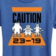 thumbnail image 3 of Monsters Inc. - Caution 2319  - Women's Short Sleeve Graphic T-Shirt, 3 of 6