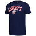 thumbnail image 2 of Men's Navy Liberty Flames Basic Arch T-Shirt, 2 of 3
