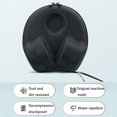 thumbnail image 4 of Bolsas de transporte impermeables Estuche para auriculares portátil con doble cremallera Estuche rígido a prueba de golpes Antiarañazos con cuerda de mano para EDIFIER W820NB, 4 of 9
