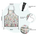 thumbnail image 7 of Pioneer Flower Floral Print Pattern Kids Aprons for Girls and Boys,Adjustable Neck Strap Toddler Aprons for Kids Cooking Baking, 7 of 7