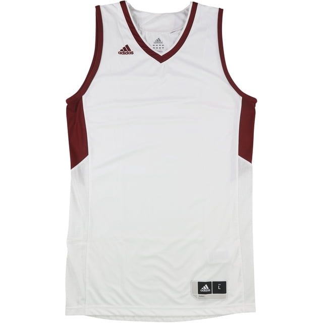 Adidas Mens Team Jersey Tank Top, White, XX-Large