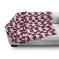 thumbnail image 3 of Roses Soft Flannel Fleece Throw Blanket, Colorful Sketchy Hand Drawn Abstract Design Floral Pattern, Cozy Plush for Indoor and Outdoor Use, 50" x 70", Raspberry Pink, by Ambesonne, 3 of 6