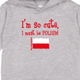thumbnail image 3 of Inktastic So Cute Polish Toddler Hoodie, 3 of 4