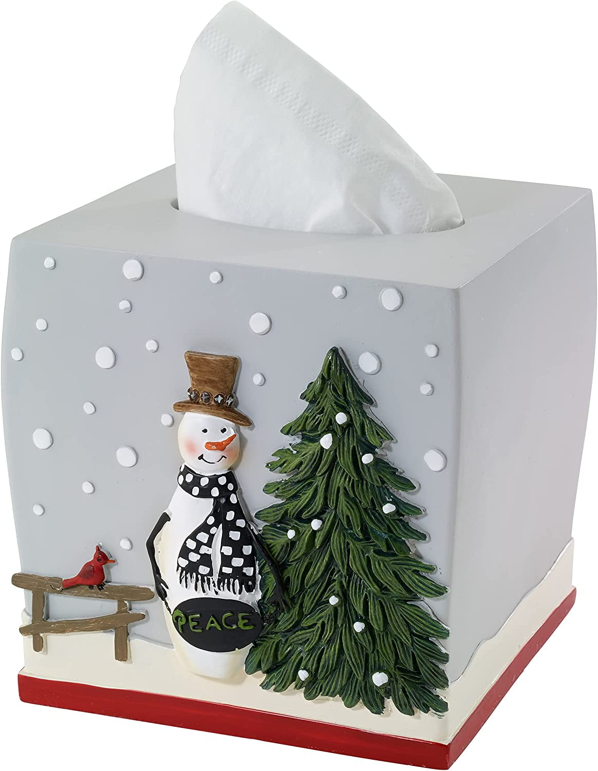 Avanti Holiday Country Friends Tissue Cover