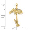 thumbnail image 3 of Auriga Fine Jewelry 10K Yellow Gold 3-D Palm Tree W/Moveable Man Charm for Women (L-21.6 mm, W-15.9 mm), 3 of 7
