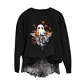thumbnail image 5 of Sweatshirts for Women Halloween Printed Long Sleeve Hoodie Top, 5 of 5