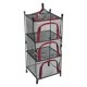 thumbnail image 5 of Cesta plegable de malla de secado para acampar Cesta de red seca portátil para picnic, barbacoa, vajilla / platos / comida / verduras / fruta / ropa / Soledad Rejilla de malla seca para exteriores, 5 of 10