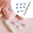 thumbnail image 2 of 9PCS Soft Fleece Bed Clips Without Needle Design With Hook Tool Secure Hold Nonslip Quilt Fastener For Linens, 2 of 8