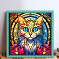 thumbnail image 2 of Hilo Algodón Ecológico Bordado Arte Punto Cruz Con Gato Impreso 11CT 50x50cm, 2 of 9