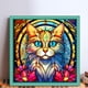 thumbnail image 2 of Hilo Algodón Ecológico Bordado Arte Punto Cruz Con Gato Impreso 11CT 50x50cm, 2 of 9