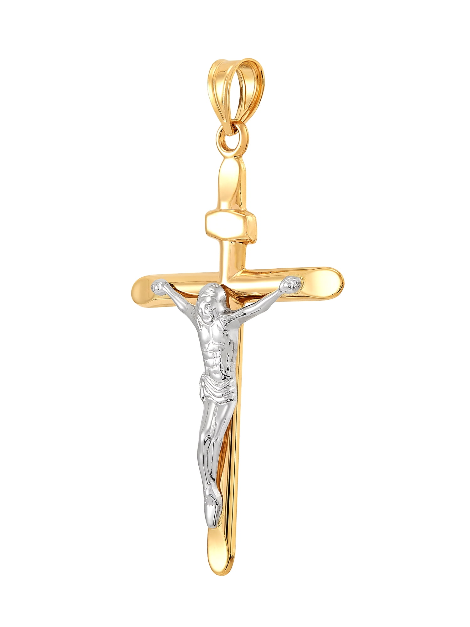 Brilliance Fine Jewelry 10kt Gold Crucifix Charm
