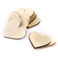 thumbnail image 2 of 50pcs Blank Heart Shaped Wood Slices for DIY Crafts Embellishments 40mm Thickness 3mm, 2 of 7