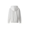 thumbnail image 3 of Sedceaty Women Casual Loose Fit Hoodie, Rhinestone Letters Pattern Long Sleeve Hooded Sweatshirt, Black/ White, 3 of 9