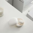 thumbnail image 1 of Juego de 2 jaboneras redondas con tapa y escurridor para baño/ducha/viaje, (blanco), 1 of 4