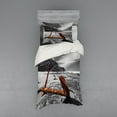 thumbnail image 1 of Ambesonne Anchor Bedding Set 3 Pcs, Rusty Vintage Beach, Twin XL, Orange, 1 of 3