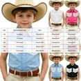 thumbnail image 5 of Faraee Girls Fringe Western Shirt Pearl Snap Button Down Cowgirl Outfits Tassel Sleeveless Cowboy Vest Blouse Tops for Kids 5-6 Years Black, 5 of 5
