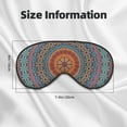 thumbnail image 5 of Naloa Mandala Print Sleep Mask for Sleeper, Light Blocking Sleeping Eye Mask for Women Men, Eye Shade with Adjustable Strap for Travel, Nap,Meditation, 5 of 7