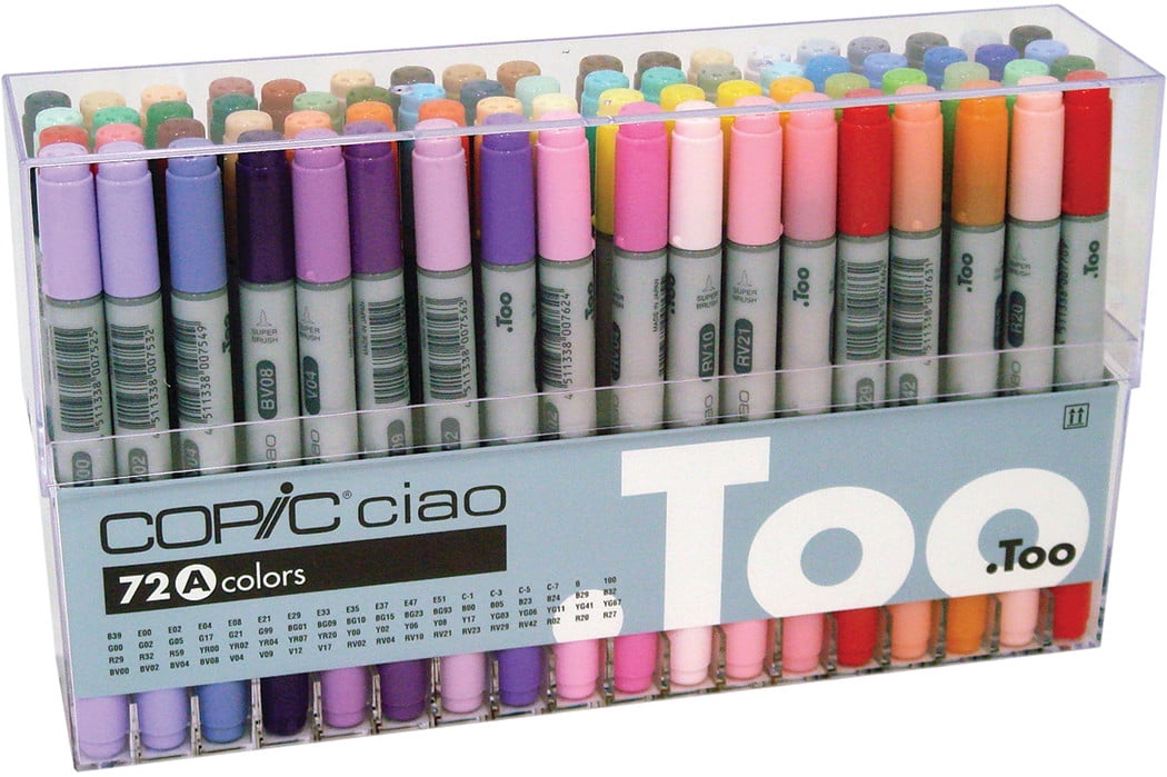 Too Copic Ciao 72 colors B set Premium Artist Markers Anime Comic