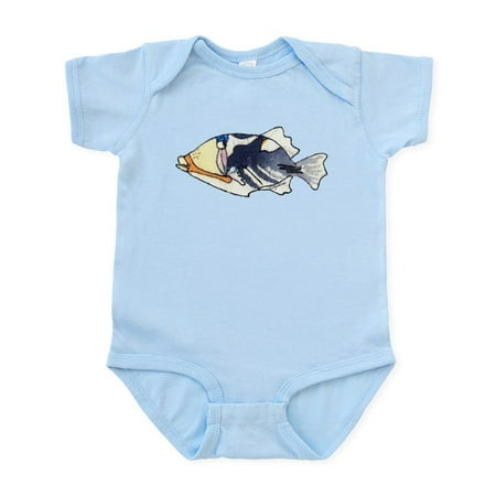 

CafePress - Humu Fish Infant Bodysuit - Baby Light Bodysuit Size Newborn - 24 Months