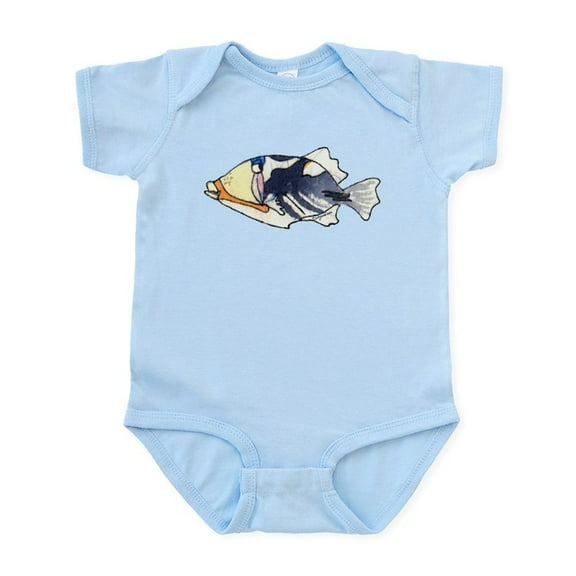 CafePress - Humu Fish Infant Bodysuit - Baby Light Bodysuit, Size Newborn - 24 Months