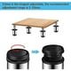 thumbnail image 4 of Kigniote 8Pcs Stainless Steel Adjustable Furniture Legs Cabinet Leg Round Adjustable Leg Table Leg Furniture Feet Leg for Desk Sofa with 32Pcs Mounti, 4 of 5