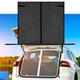 thumbnail image 4 of Red de prevención para portón trasero de coche, accesorio para acampar, fácil de usar, pantallas para SUV con cremallera para pesca al libre, 4 of 8