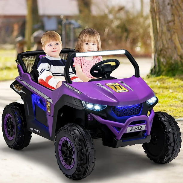 OLAKIDS 2 Seater Kids Ride On UTV, 12V Electric Truck Car with Remote Control, Power Wheel