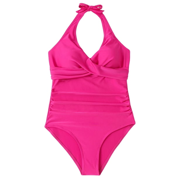 Body de una pieza para mujer Traje de baño de una pieza para mujer sexy con cordones Verano sin espalda Tmvgtek Para Estrenar