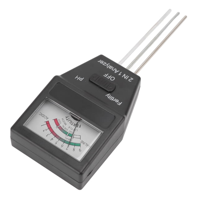Soil PH Meter, Easy To Use 2 In 1 Soil Portable Soil Tester With 3 Probes For Garden For Outdoor
