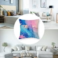 thumbnail image 5 of Ullo0ord Pink Blue Pillow Covers - Ink Texture Throw Pillow Cover Abstract Painting Pillow Cases Blue Cushion Cases Beautiful Blue Effect Home Decor, 5 of 7