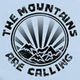 thumbnail image 2 of CafePress - The Mountains Are Calling. Body Suit - Baby Light Bodysuit, Size Newborn - 24 Months, 2 of 4