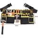 thumbnail image 2 of Cinturón para herramientas con 11 bolsillos, bolsa para herramientas, tela Oxford impermeable, con correas ajustables, para electricistas y constructores, 2 of 5