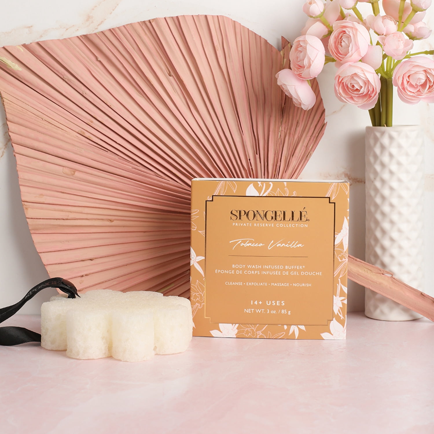 Spongellé Tobacco Vanilla Body Wash Infused Buffer WM