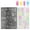 DS08, variant on French Nails Art Stamping Plate Flowers Nails Stamps Stencil Butterfly Lines Manicure Template Tool Nails Art Decoration