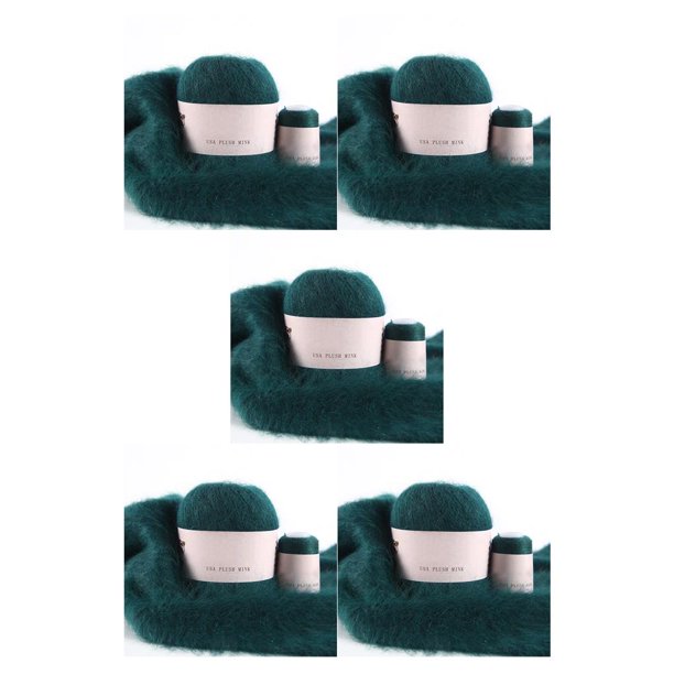 Advancent Juego de ovillos de lana de 50g y 20g, Kit de hilo de ganchillo para tejer, calcetines, manta, accesorio de costura tejido a mano, verde Type2 NO2 Advancent CBP185700