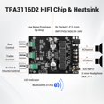thumbnail image 2 of Placa amplificadora Daakro ZK-502T Bluetooth 50 W+50 W Aux 12-24 V, 2 of 8